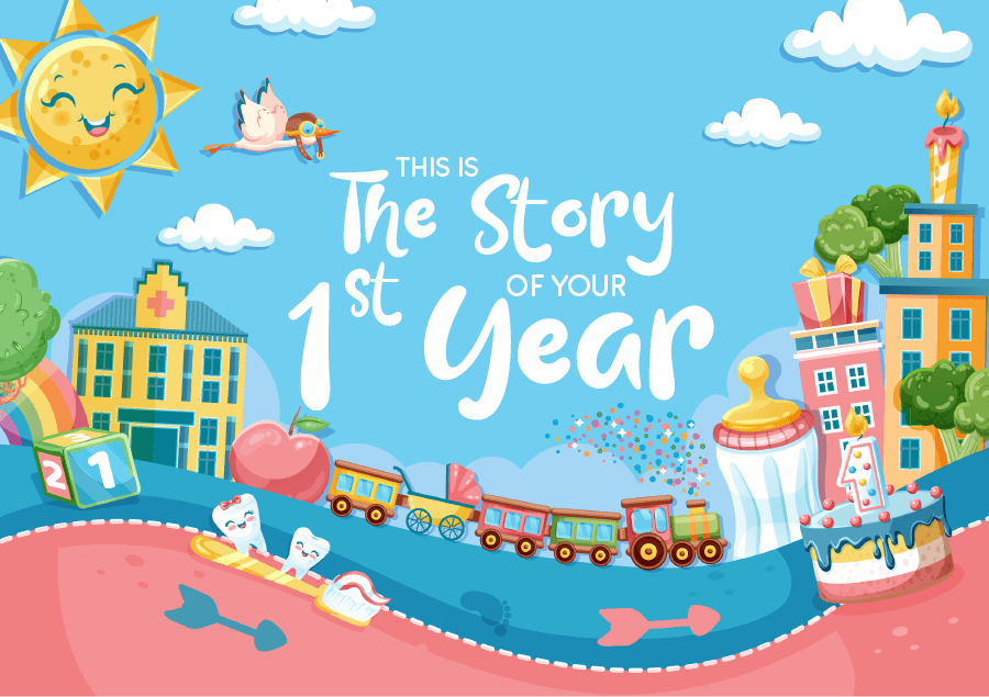 Подарок ребенку на год: История твоего первого года