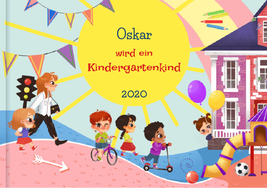 Kindergarten Buch personalisiert: Ein Kindergartenkind werden