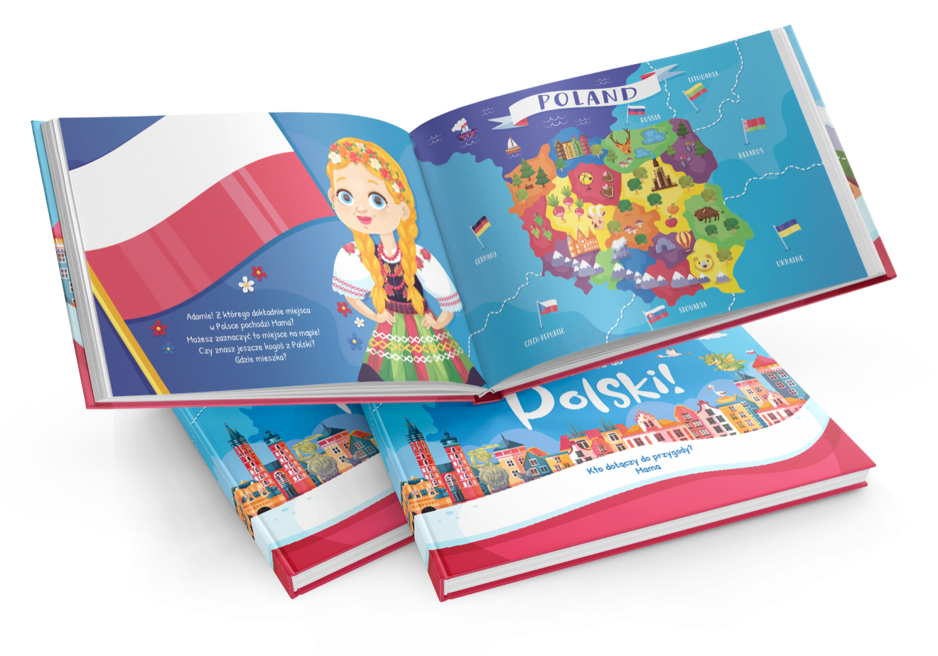 Personalised Polish Christmas Activity Book Kids Polska Ksiazka Dzieci Swieta 