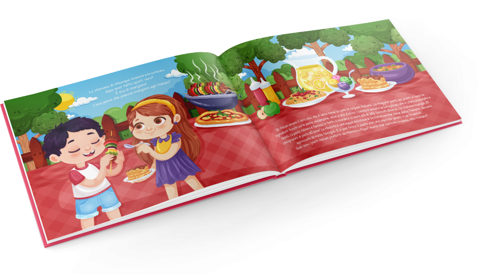 Share a wonderful experiences with the little ones with this book about Italy