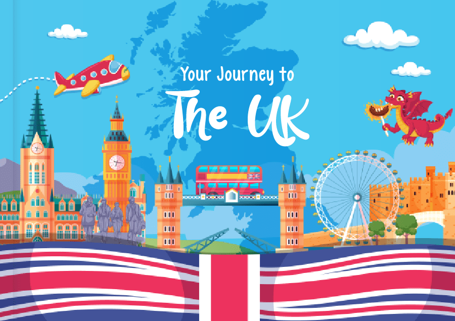 Kids Book Journey to the UK