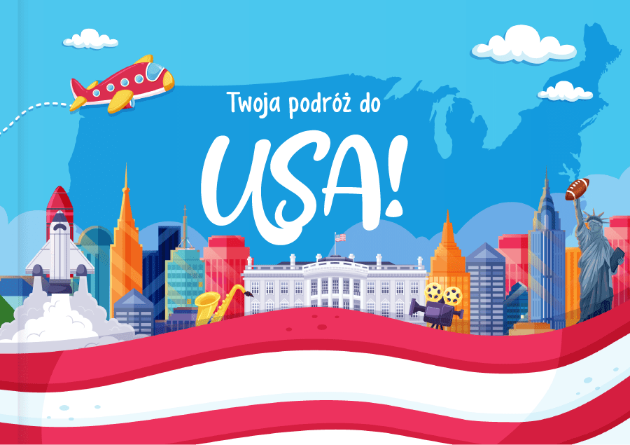 Kids Book Journey to the USA