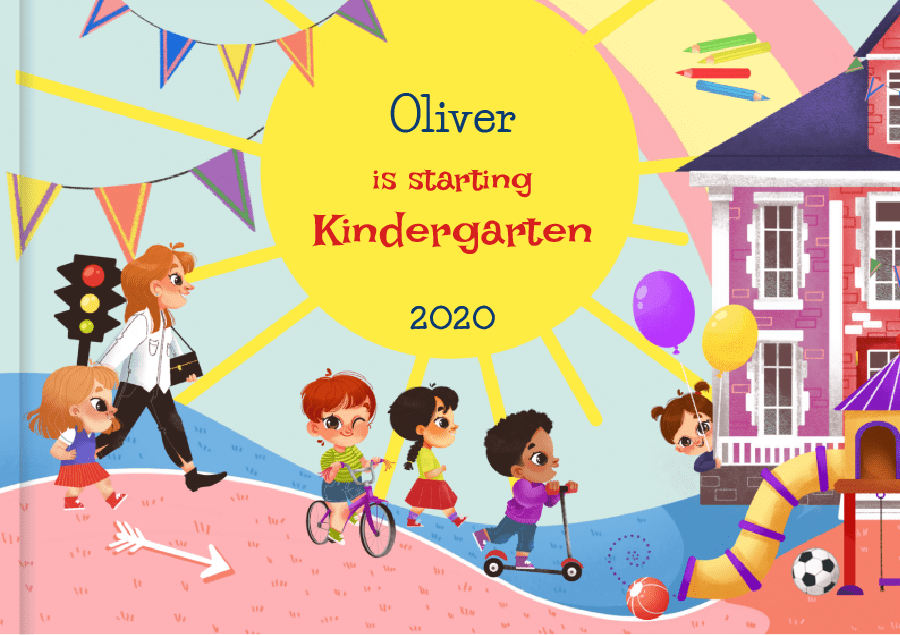 Personalised Starting Kindergarten book